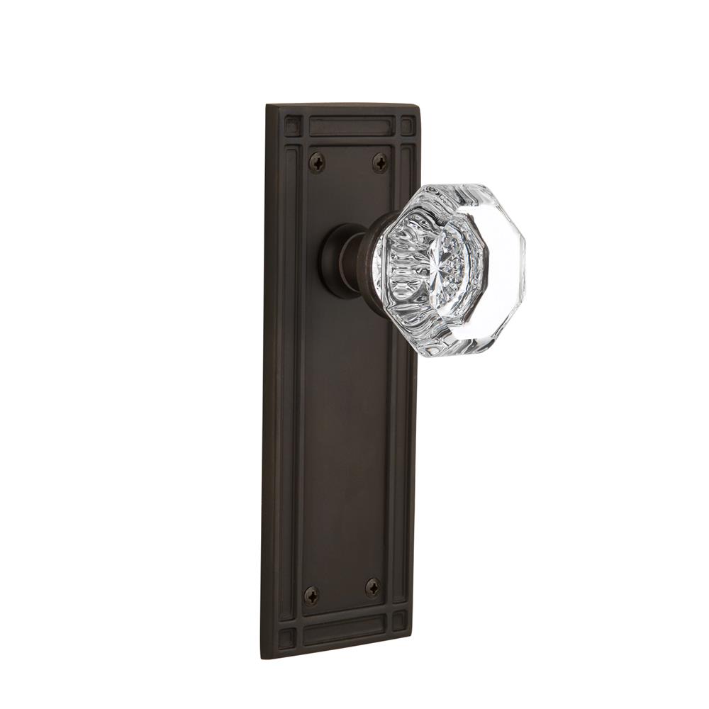 Nostalgic Warehouse MISWAL Privacy Knob Mission Plate with Waldorf Knob in Oil